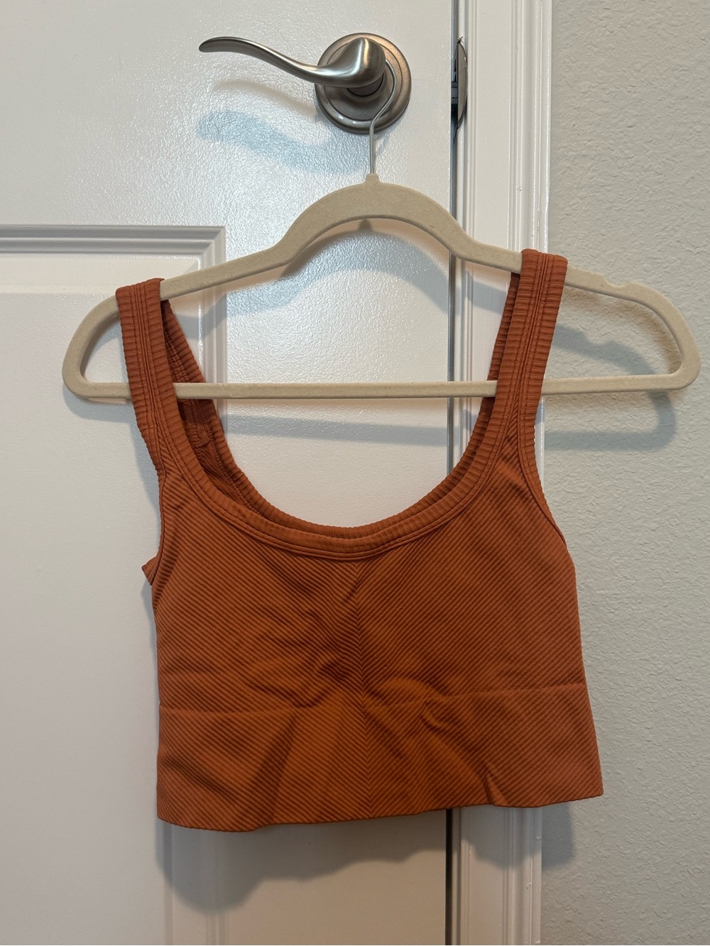 Nikibiki Tank Crop Top in Rust